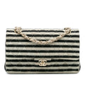 Chanel Medium Classic Jersey Coco Sailor Double Flap