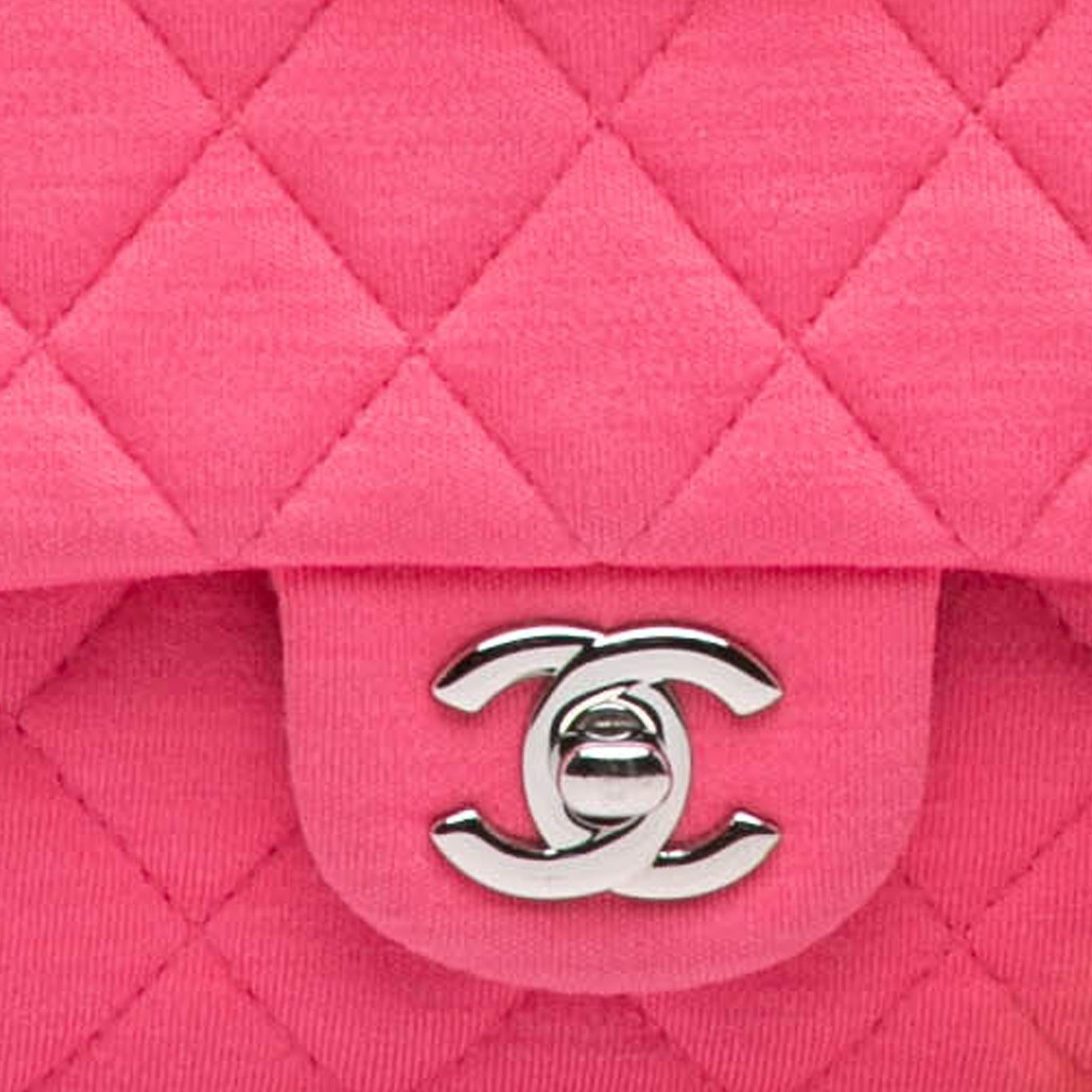 Chanel Medium Classic Jersey Double Flap