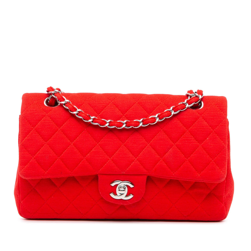 Chanel Medium Classic Jersey Double Flap