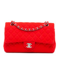 Chanel Medium Classic Jersey Double Flap