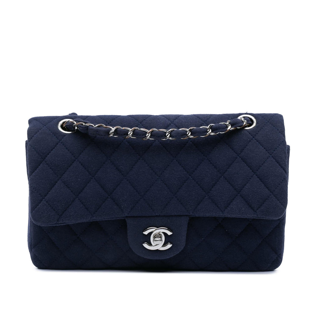 Chanel Medium Classic Jersey Double Flap