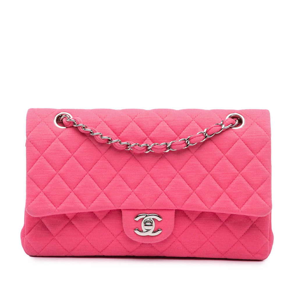 Chanel Medium Classic Jersey Double Flap