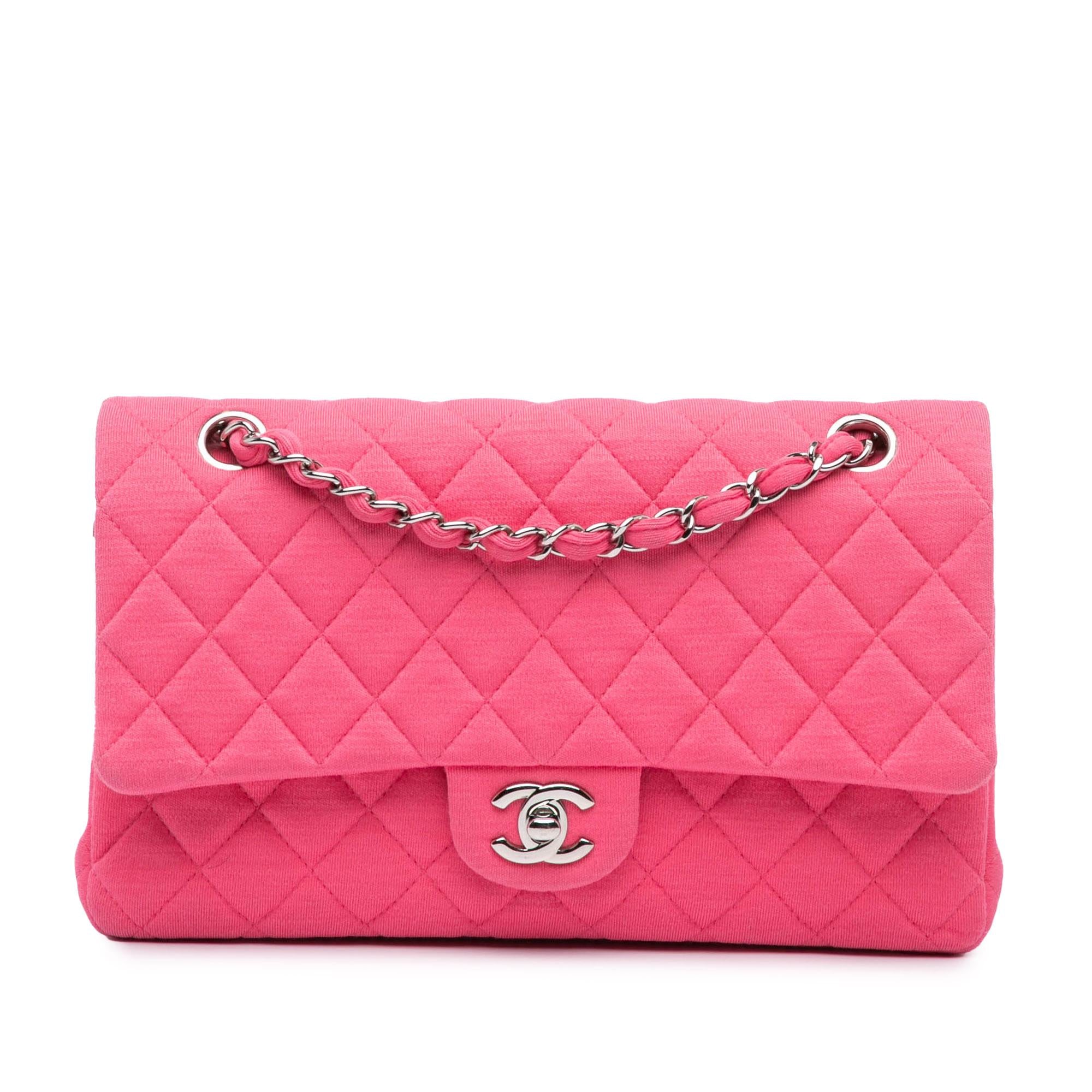 Chanel Medium Classic Jersey Double Flap