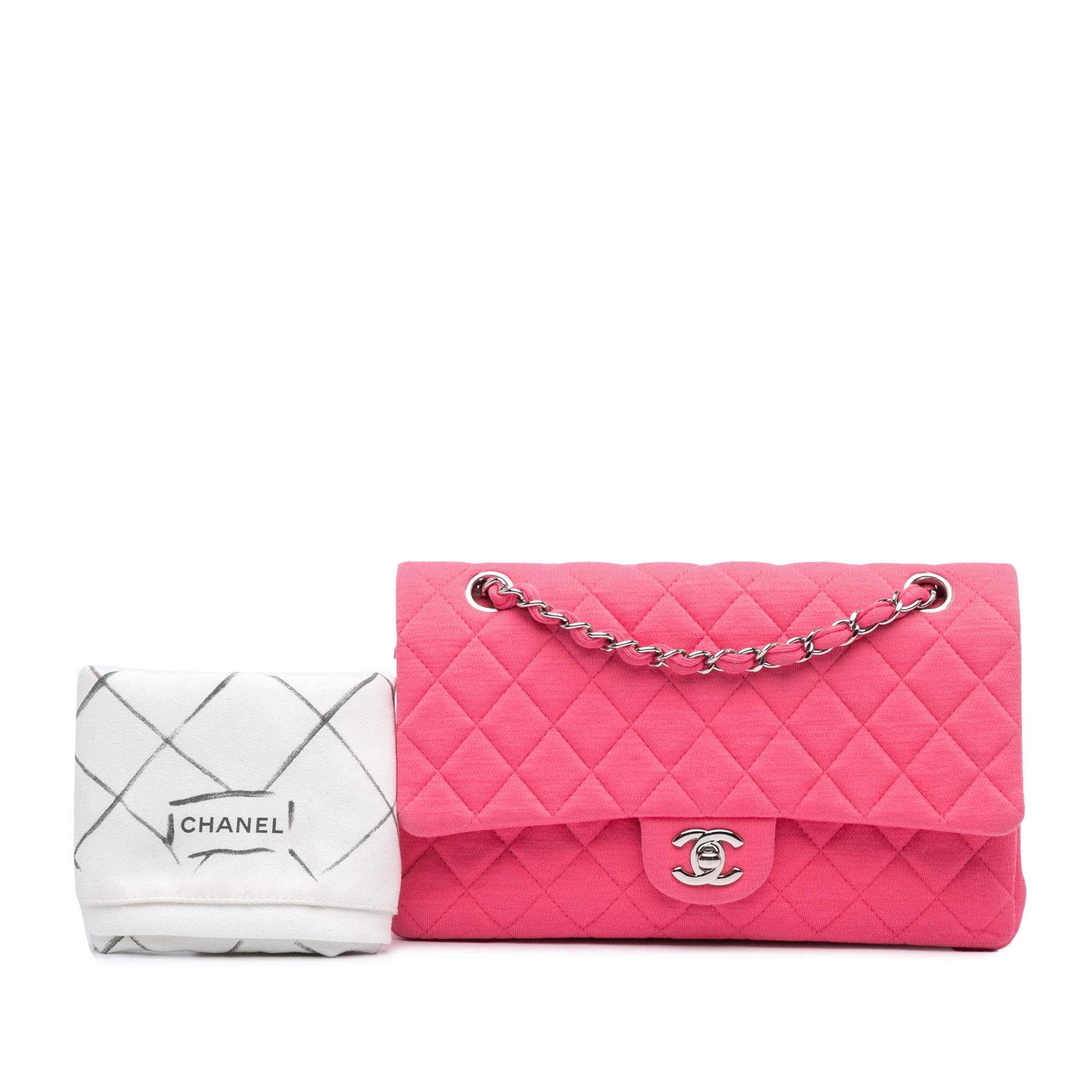 Chanel Medium Classic Jersey Double Flap