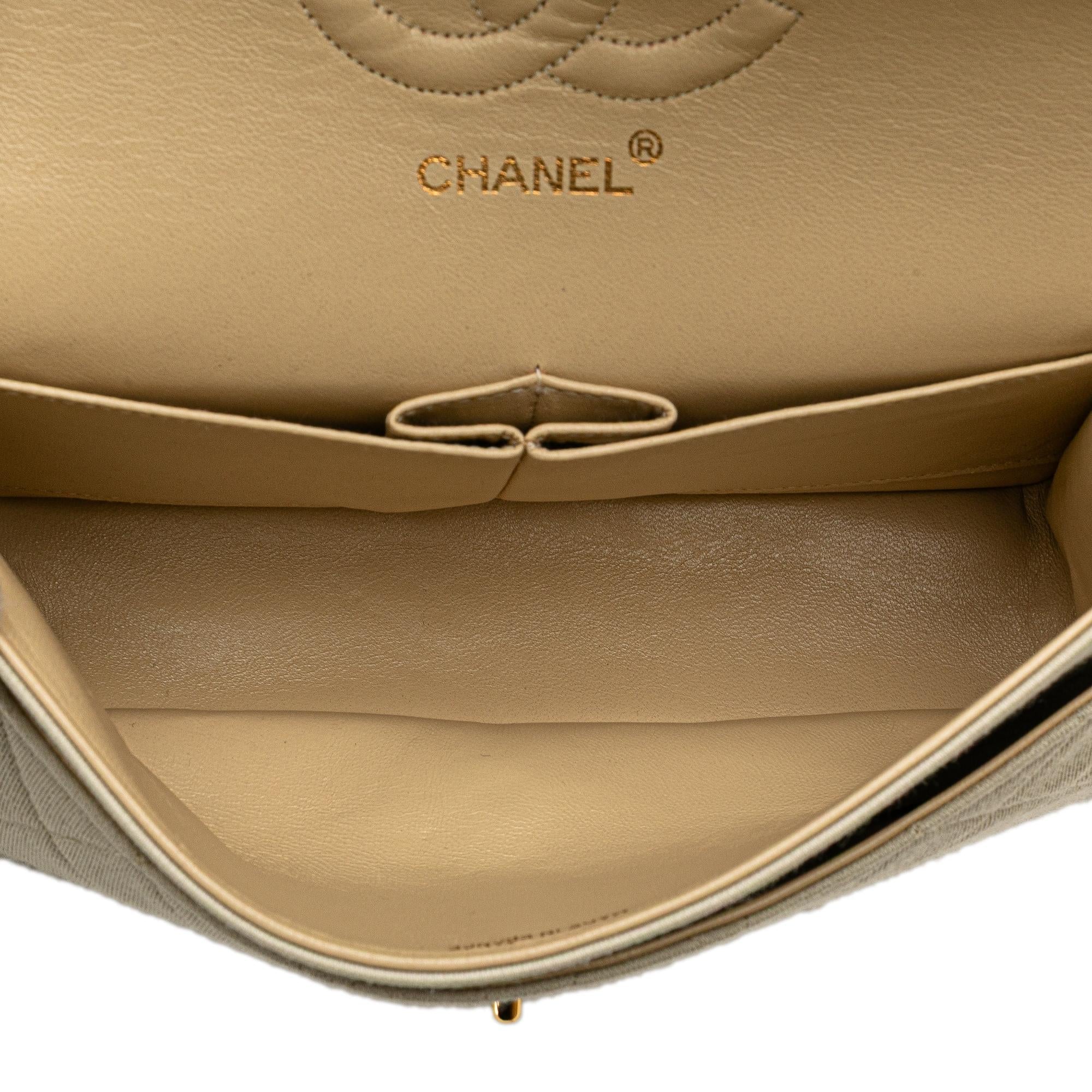 Chanel Medium Classic Jersey Double Flap