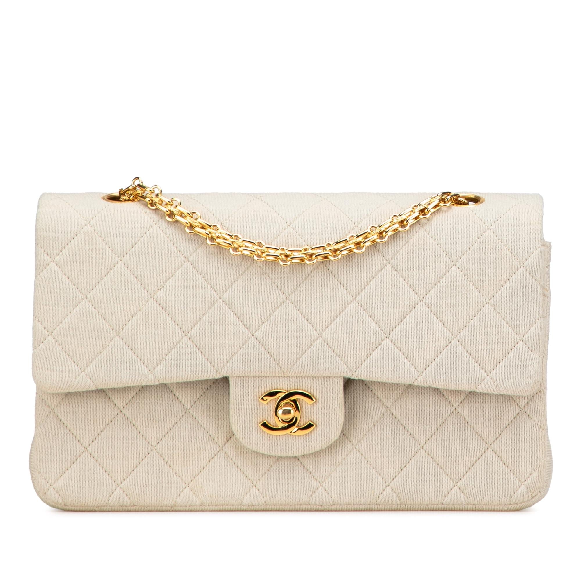 Chanel Medium Classic Jersey Double Flap