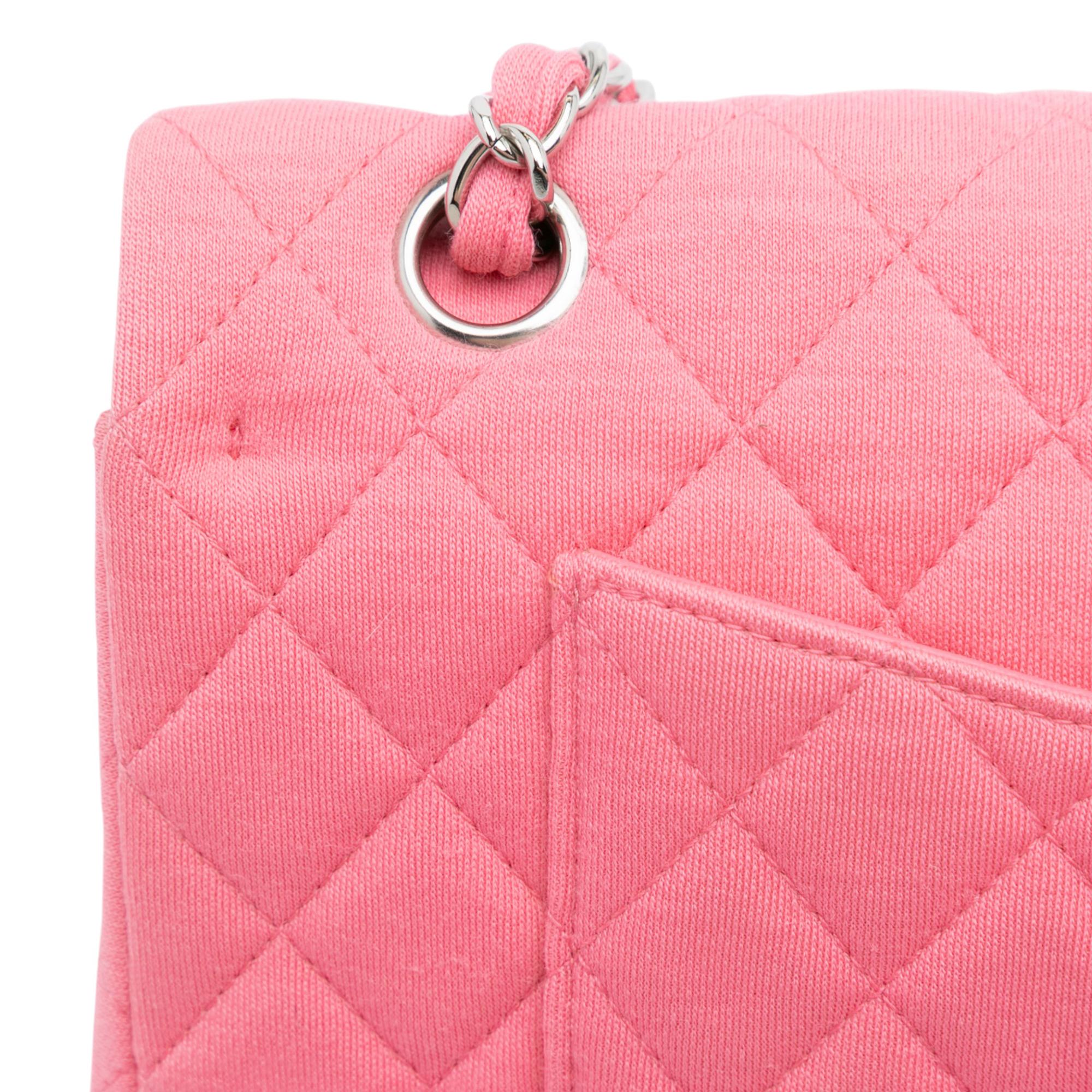 Chanel Medium Classic Jersey Double Flap