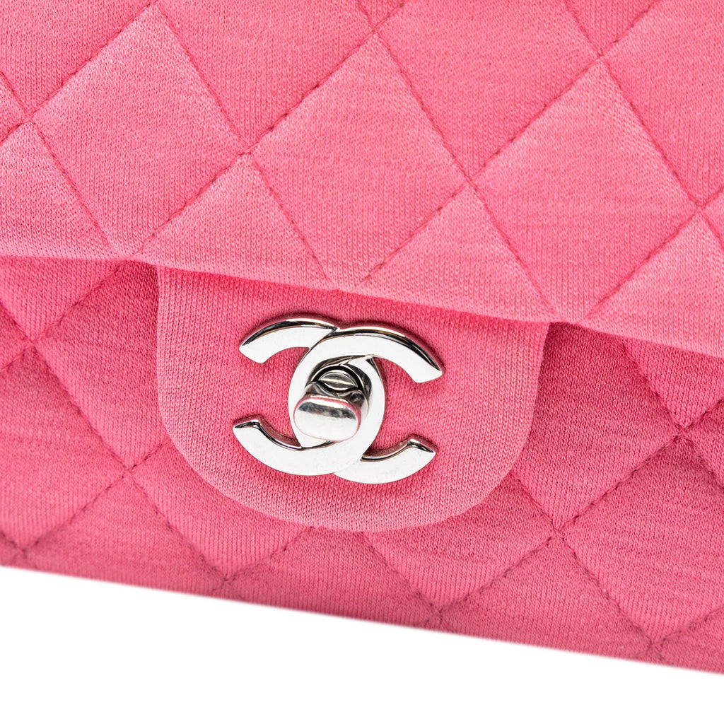 Chanel Medium Classic Jersey Double Flap