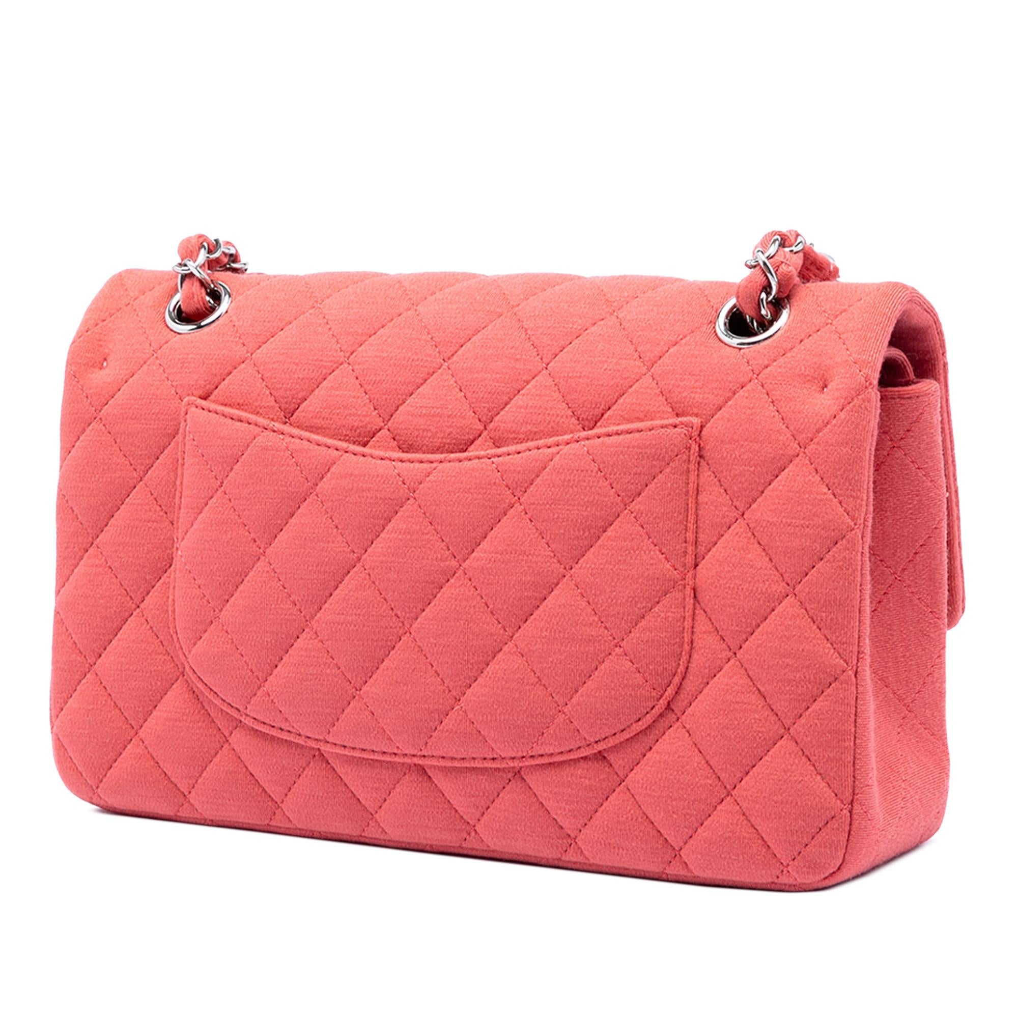 Chanel Medium Classic Jersey Double Flap