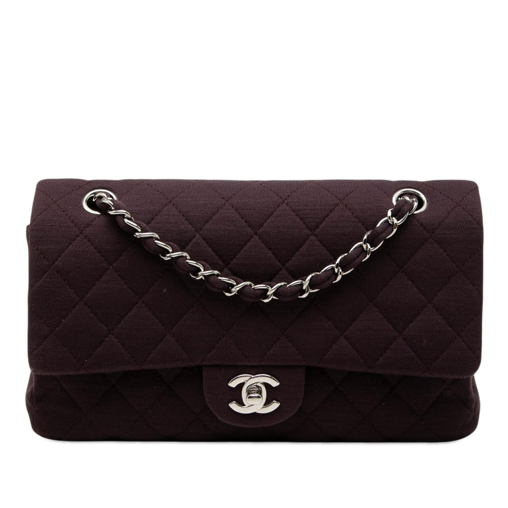 Chanel Medium Classic Jersey Double Flap