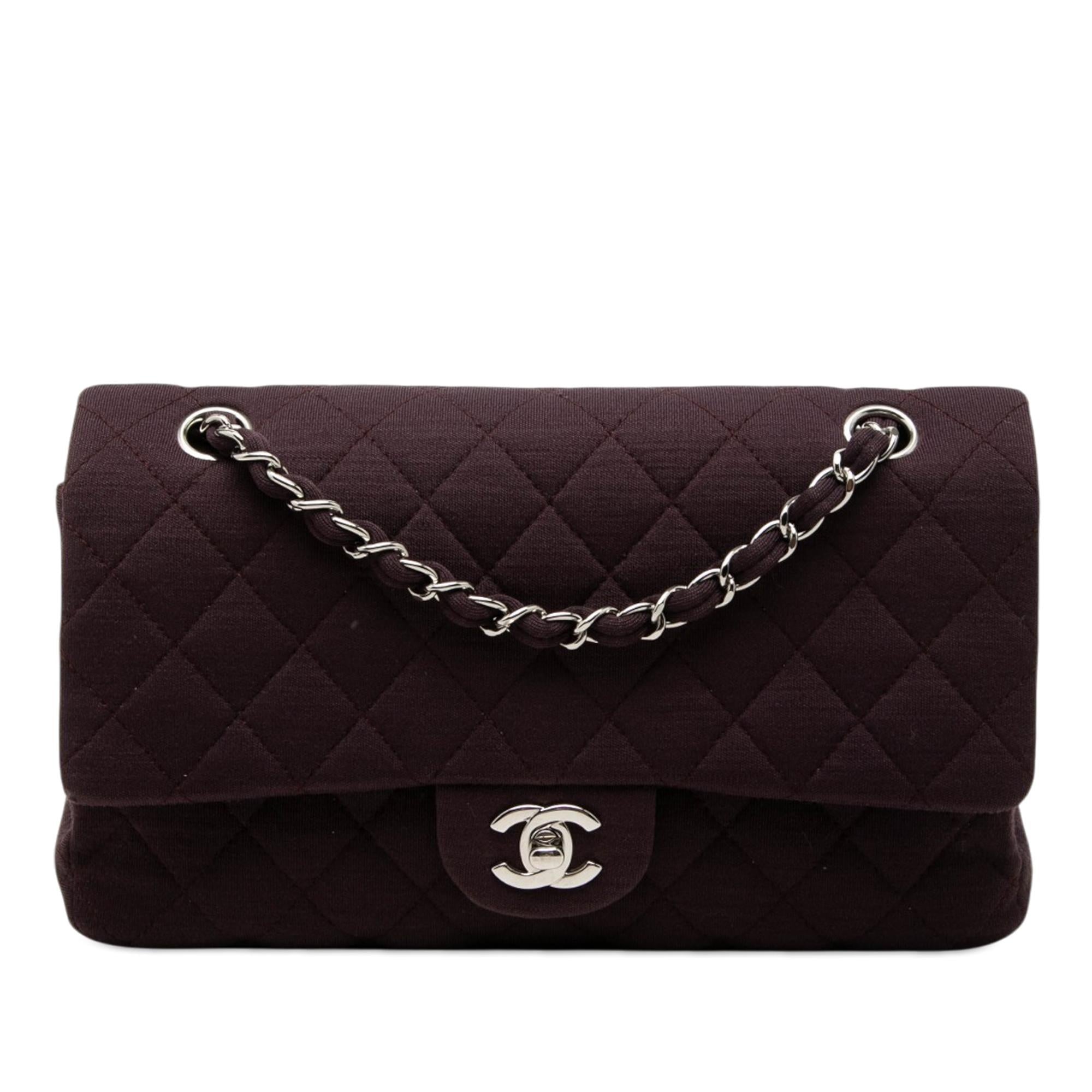 Chanel Medium Classic Jersey Double Flap
