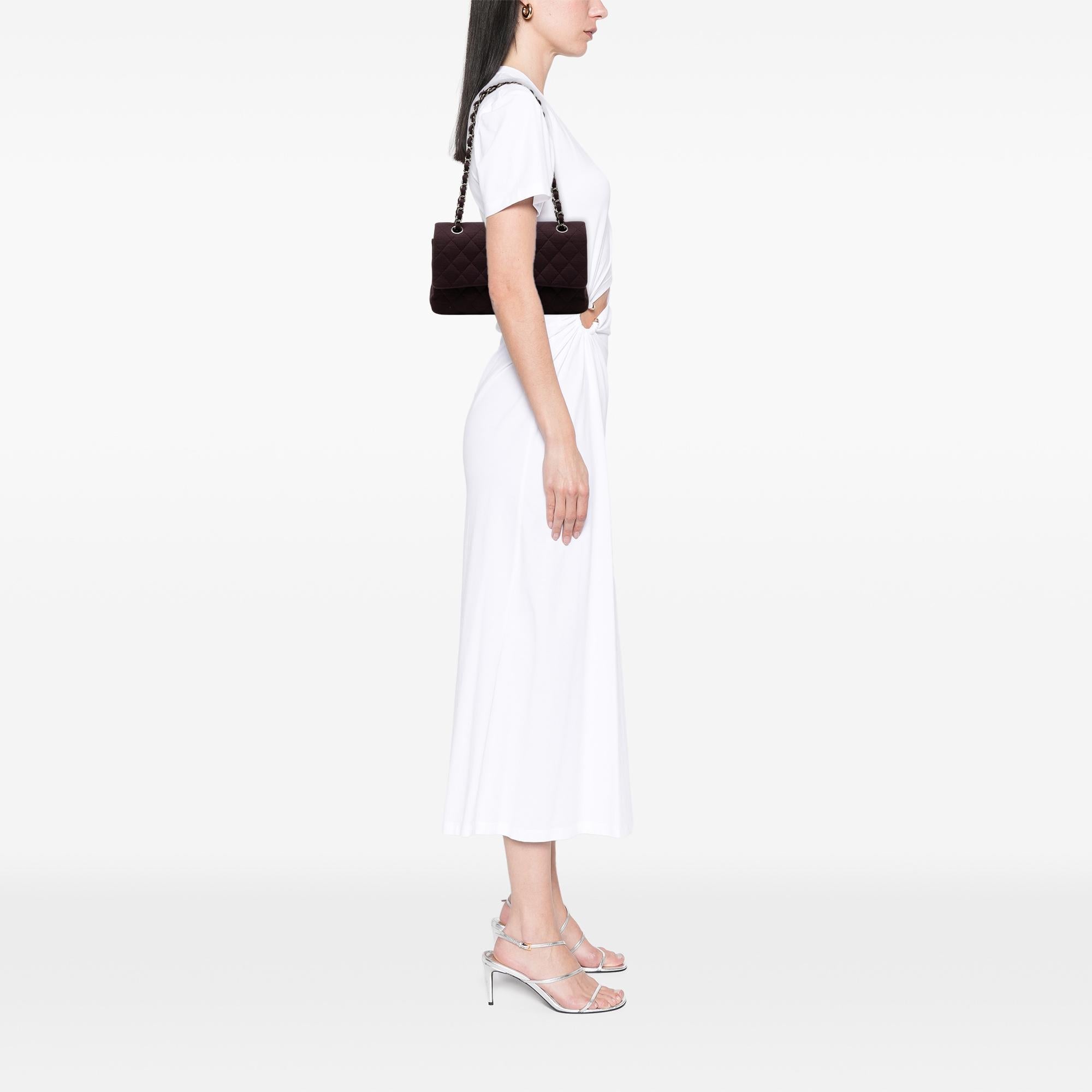 Chanel Medium Classic Jersey Double Flap