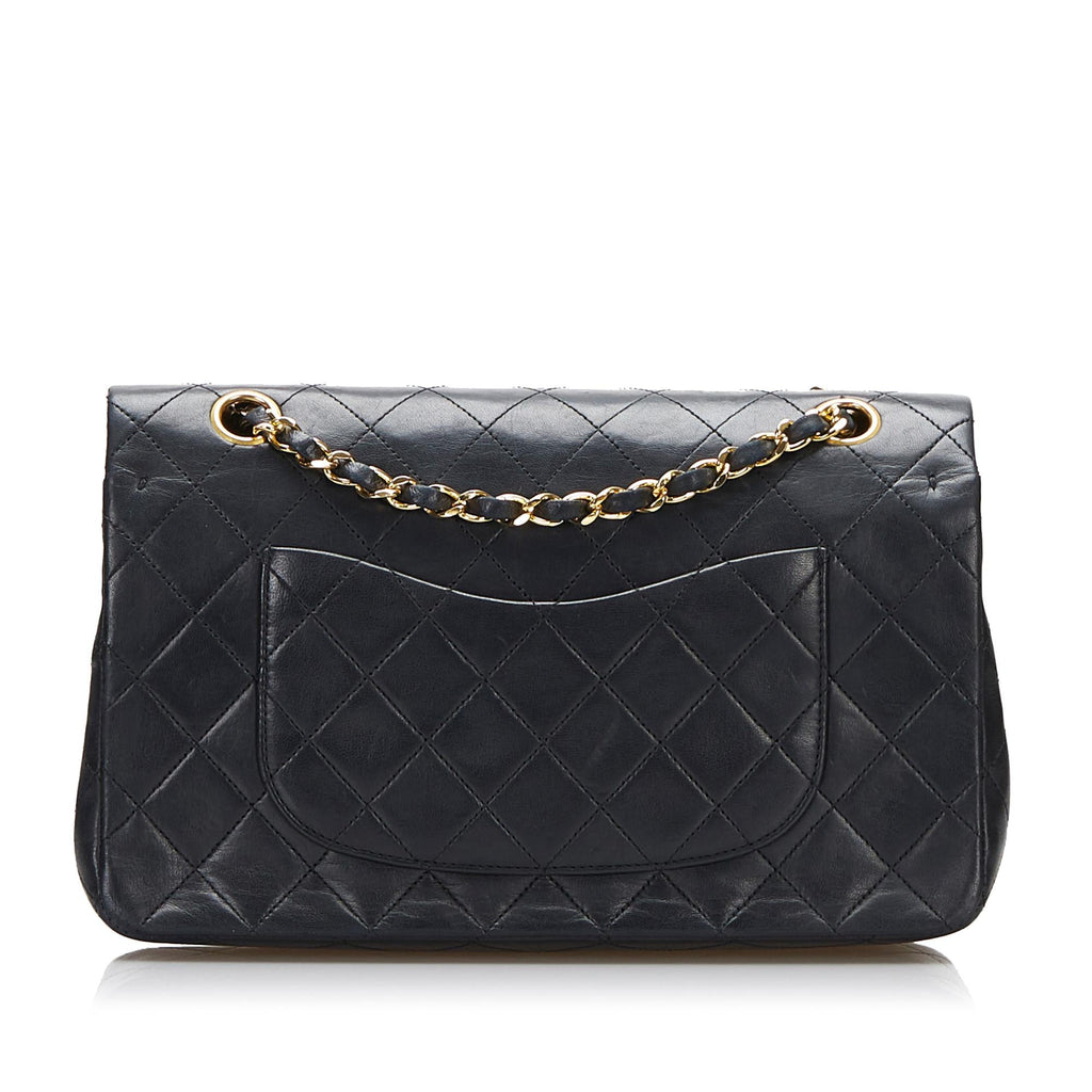 Chanel Medium Classic Lambskin Double Flap (SHG-8sT9Z0)