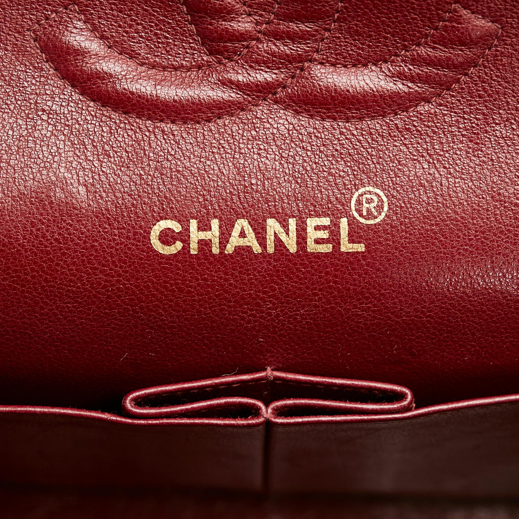 Chanel Medium Classic Lambskin Double Flap (SHG-jljyvv)