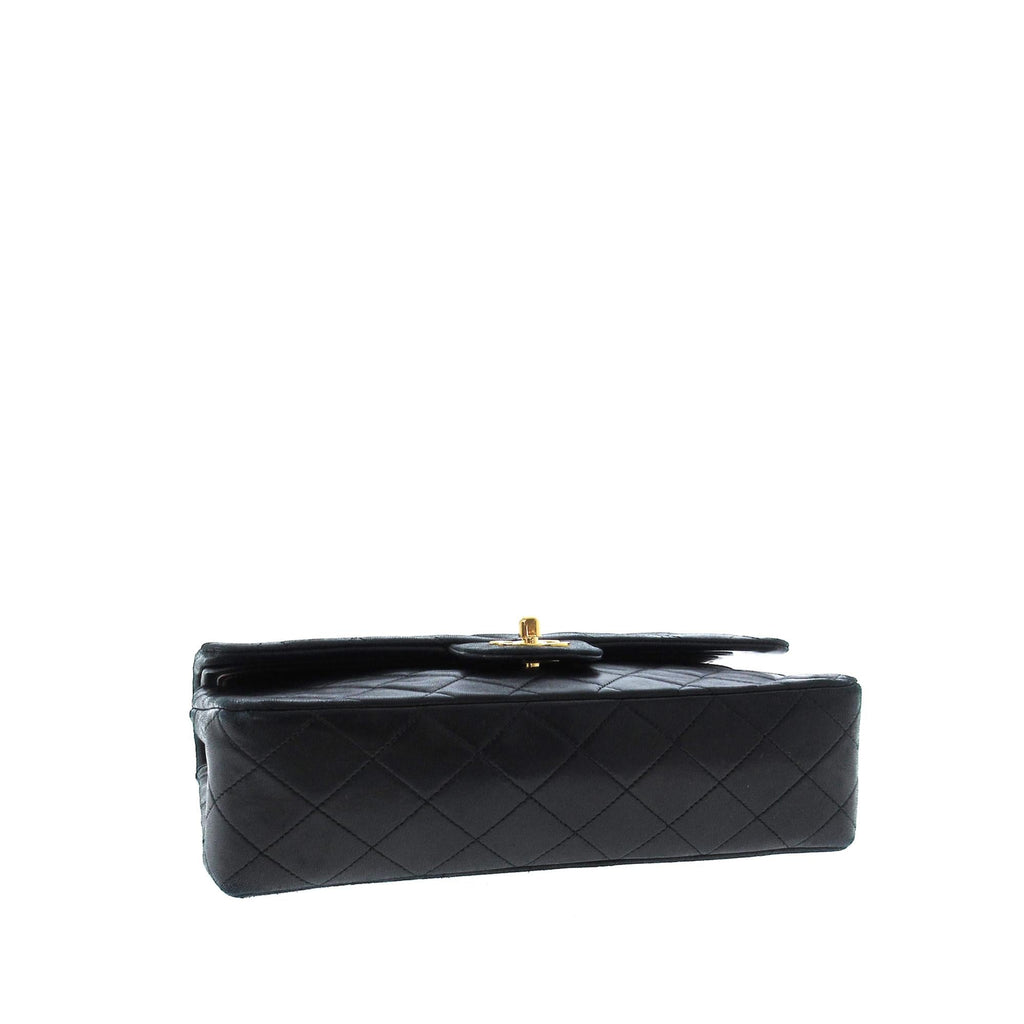 Chanel Medium Classic Lambskin Double Flap (SHG-gzRfsV)