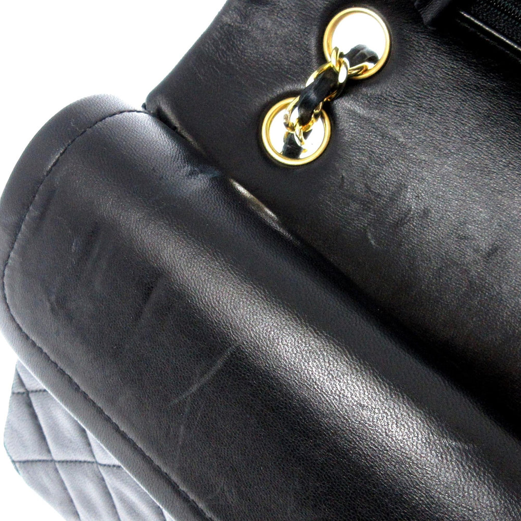 Chanel Medium Classic Lambskin Double Flap (SHG-gzRfsV)
