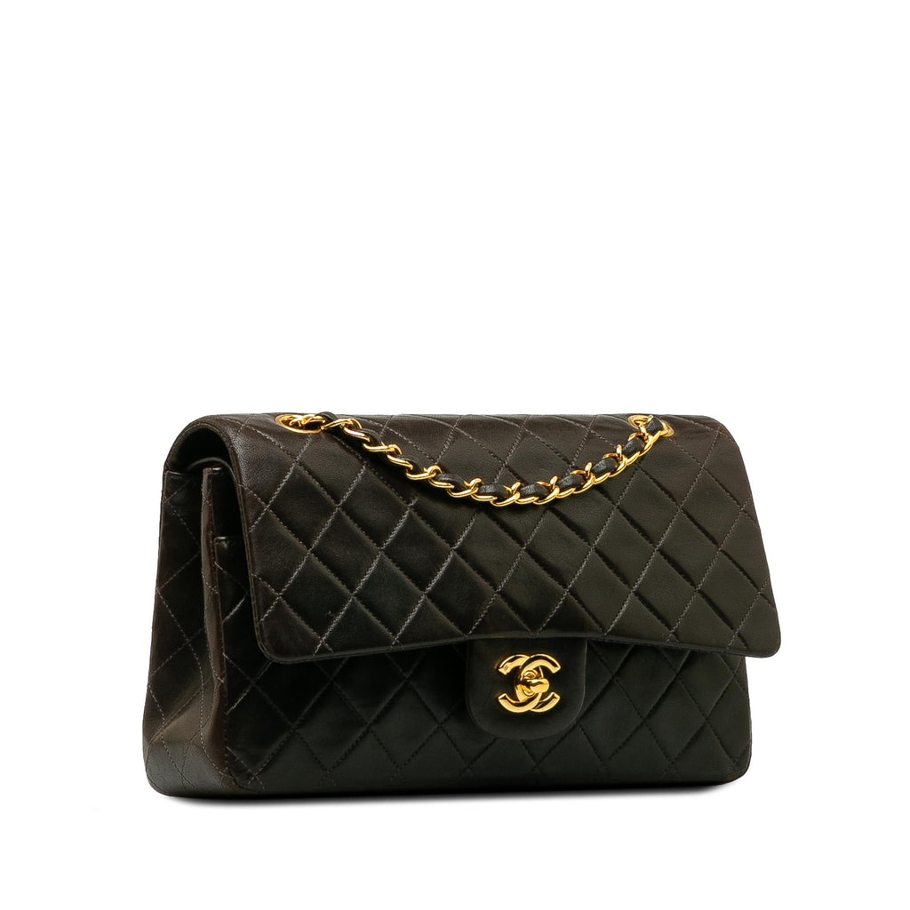 Chanel Medium Classic Lambskin Double Flap (SHG-kZvYcH)