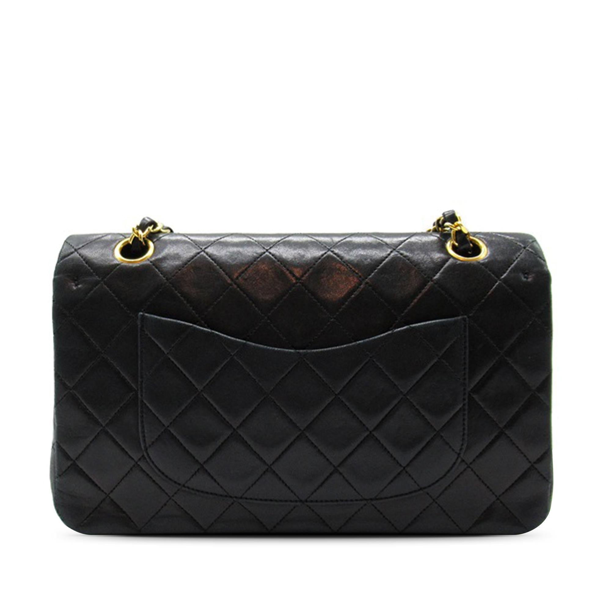 Chanel Medium Classic Lambskin Double Flap (SHG-rOp0wC)