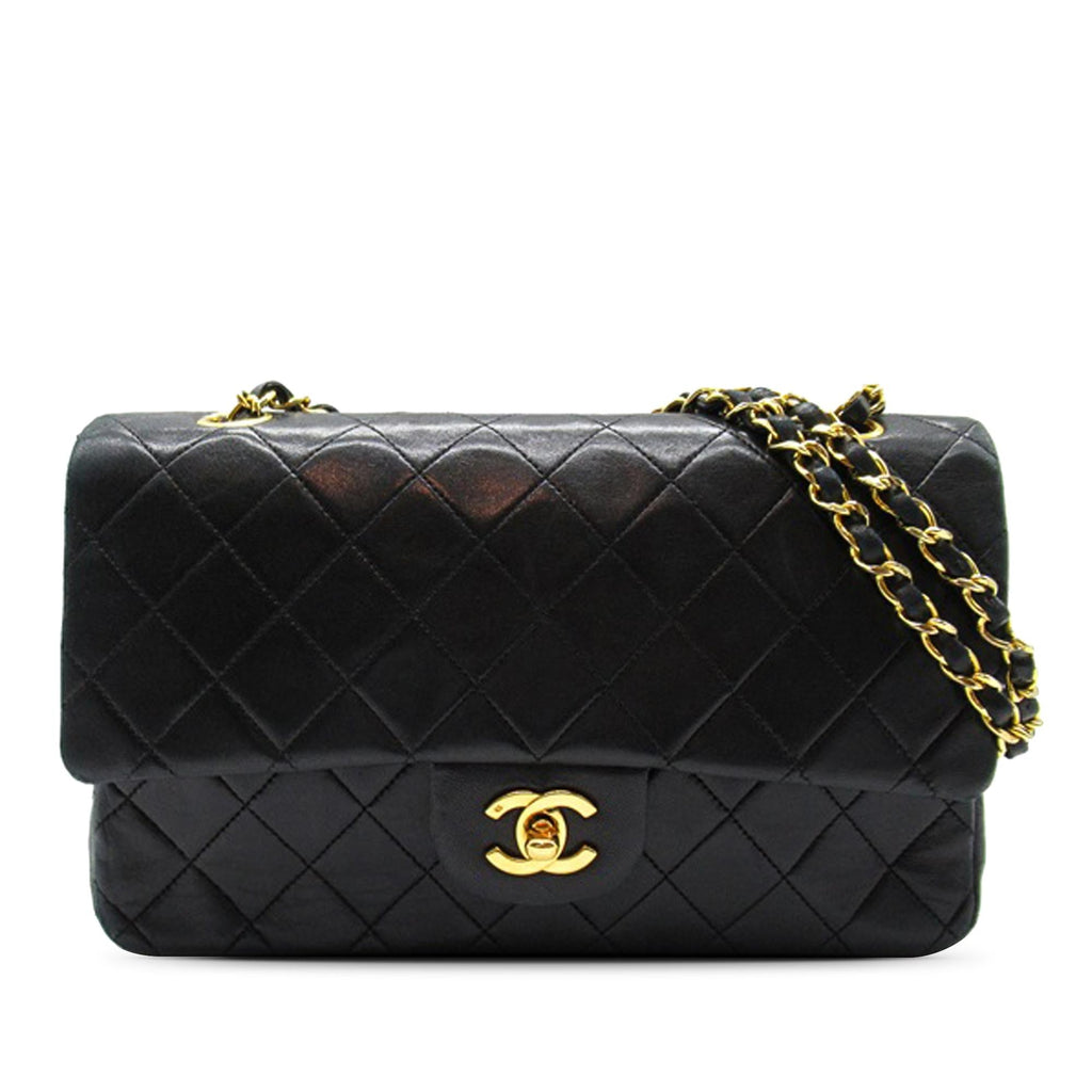 Chanel Medium Classic Lambskin Double Flap (SHG-rOp0wC)
