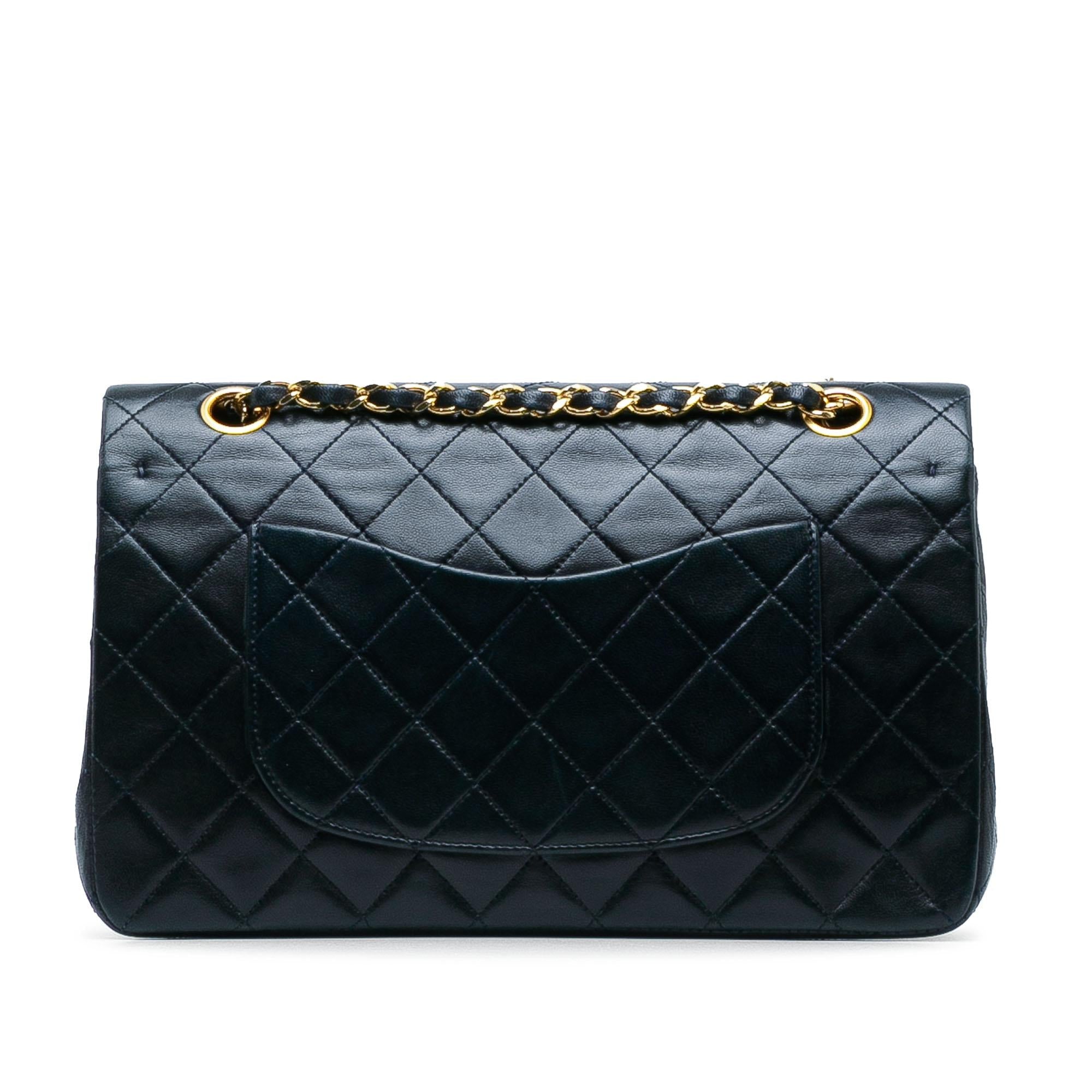 Chanel Medium Classic Lambskin Double Flap (SHG-98UYIH)