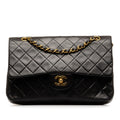 Chanel Medium Classic Lambskin Double Flap (SHG-e2k5Nf)