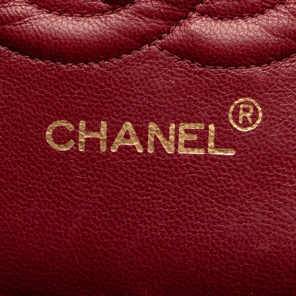 Chanel Medium Classic Lambskin Double Flap (SHG-e2k5Nf)