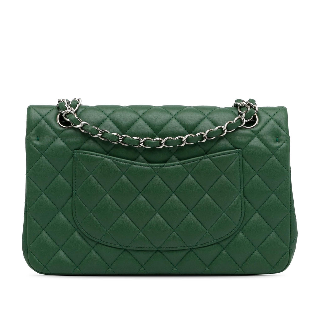 Chanel Medium Classic Lambskin Double Flap (SHG-HhOlbE)