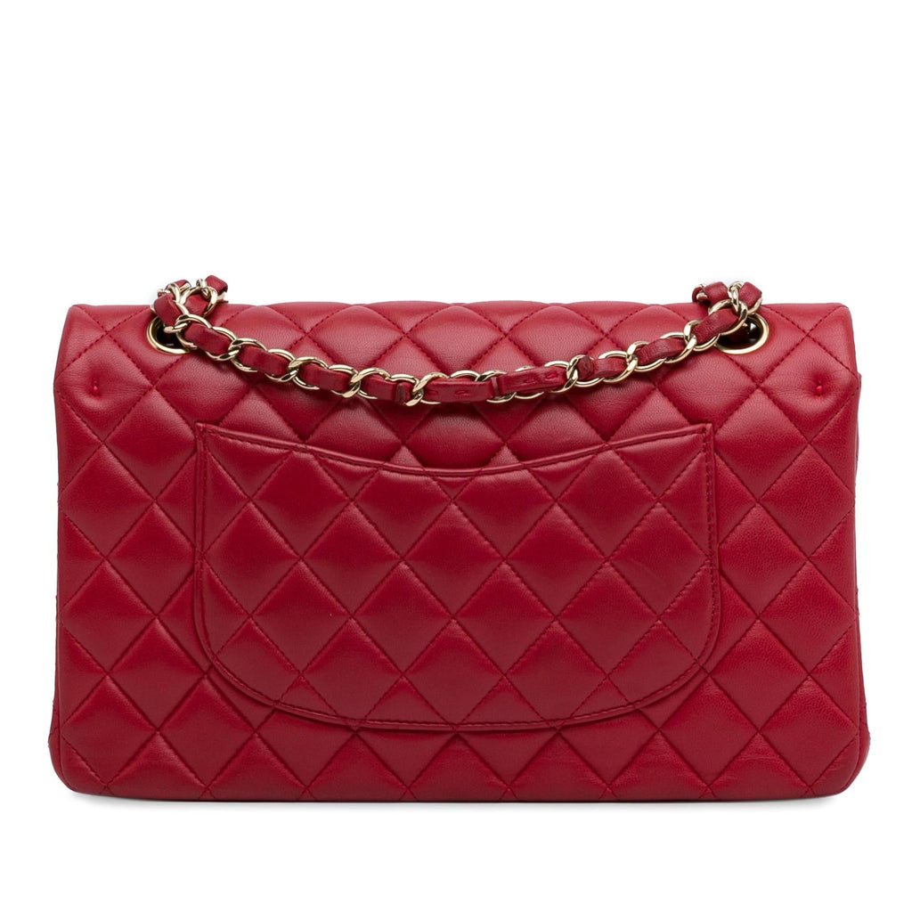 Chanel Medium Classic Lambskin Double Flap (SHG-6UdiQp)