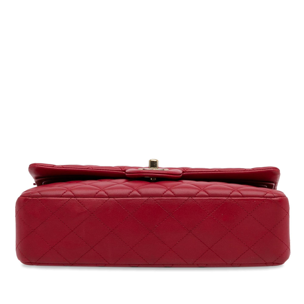 Chanel Medium Classic Lambskin Double Flap (SHG-6UdiQp)