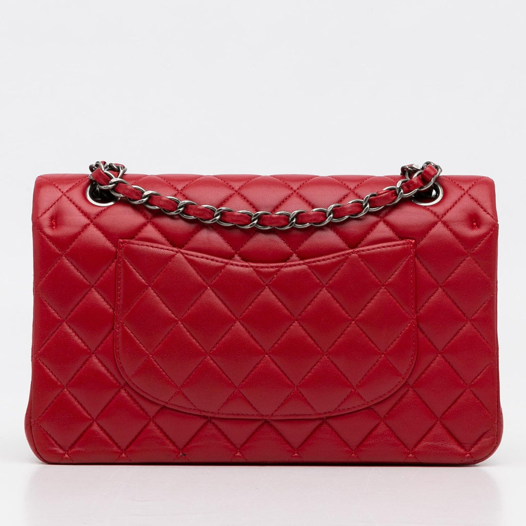 Chanel Medium Classic Lambskin Double Flap (SHG-LYrnLz)