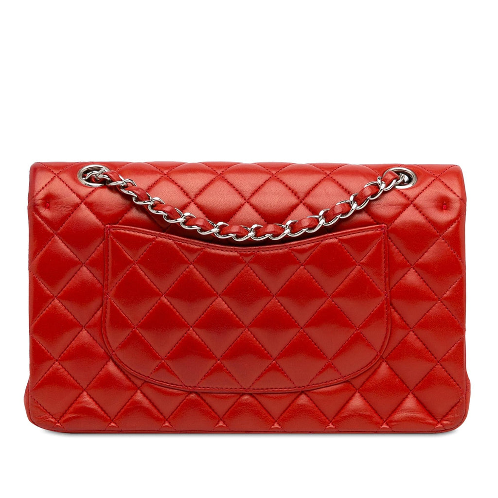 Chanel Medium Classic Lambskin Double Flap (SHG-zQnKMr)