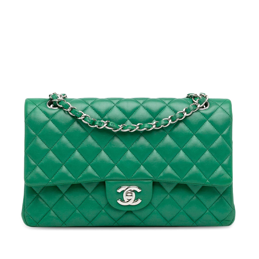 Chanel Medium Classic Lambskin Double Flap (SHG-dUgyW7)
