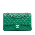 Chanel Medium Classic Lambskin Double Flap (SHG-dUgyW7)