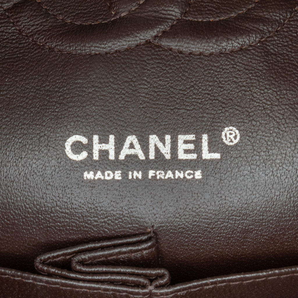 Chanel Medium Classic Lambskin Double Flap (SHG-7QwY4H)
