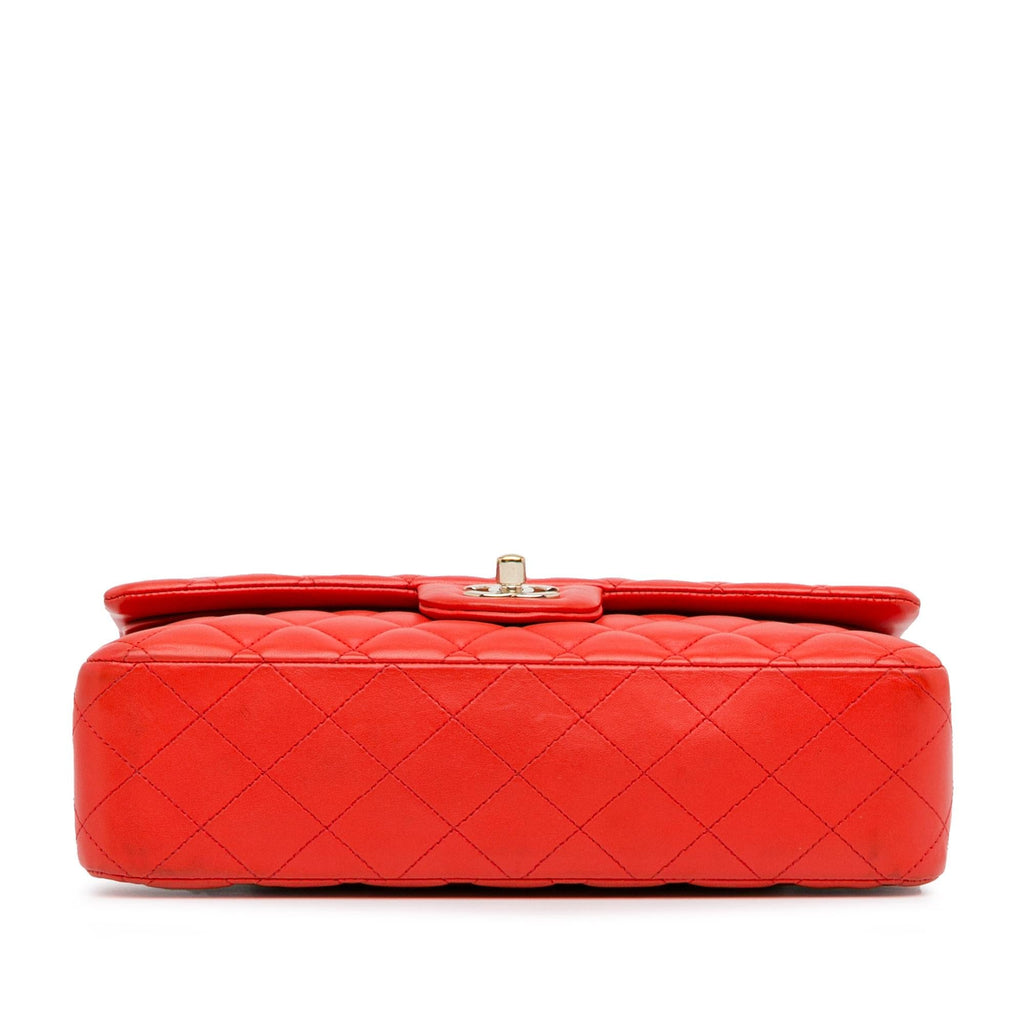 Chanel Medium Classic Lambskin Double Flap (SHG-UVtye4)
