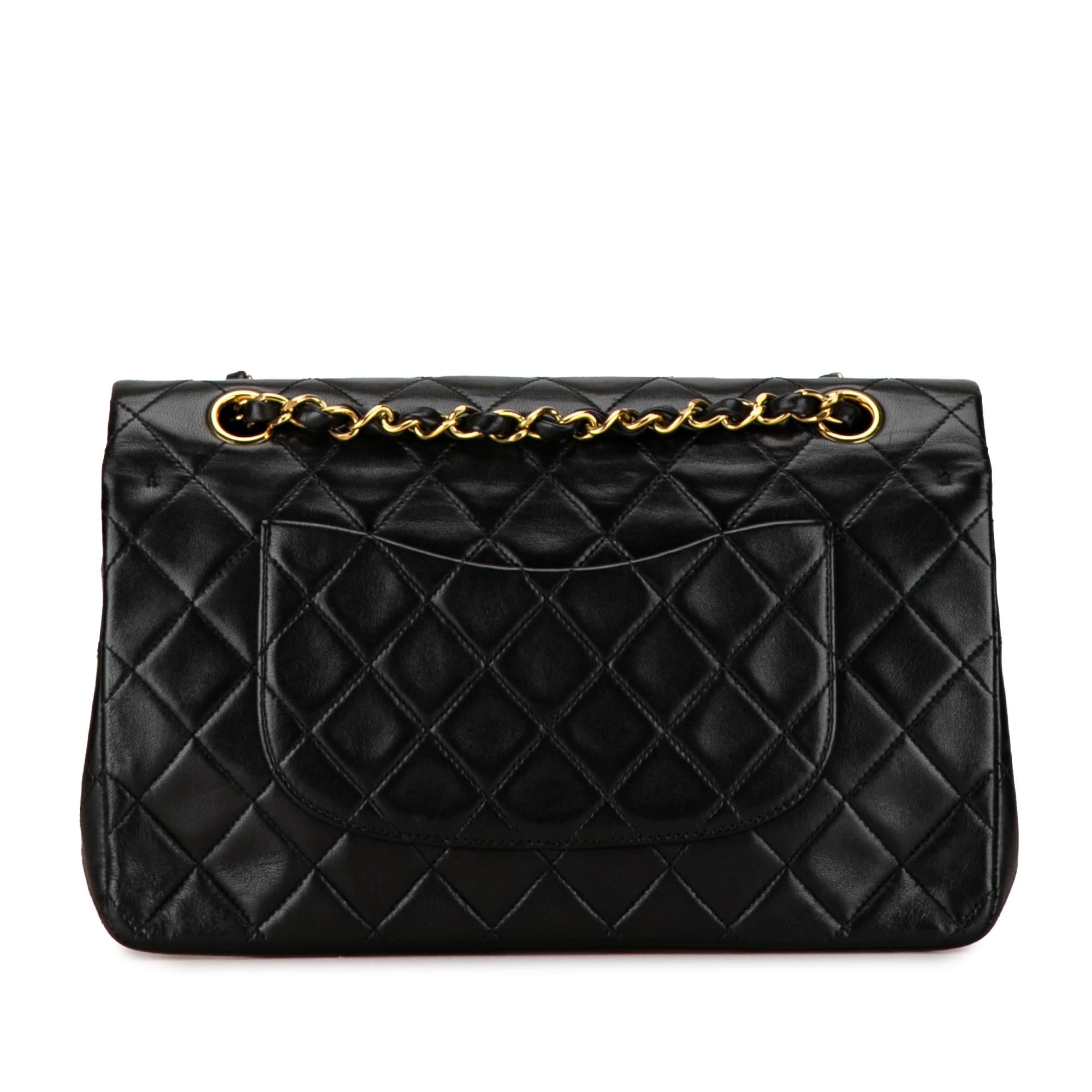 Chanel Medium Classic Lambskin Double Flap (SHG-Jr79oK)