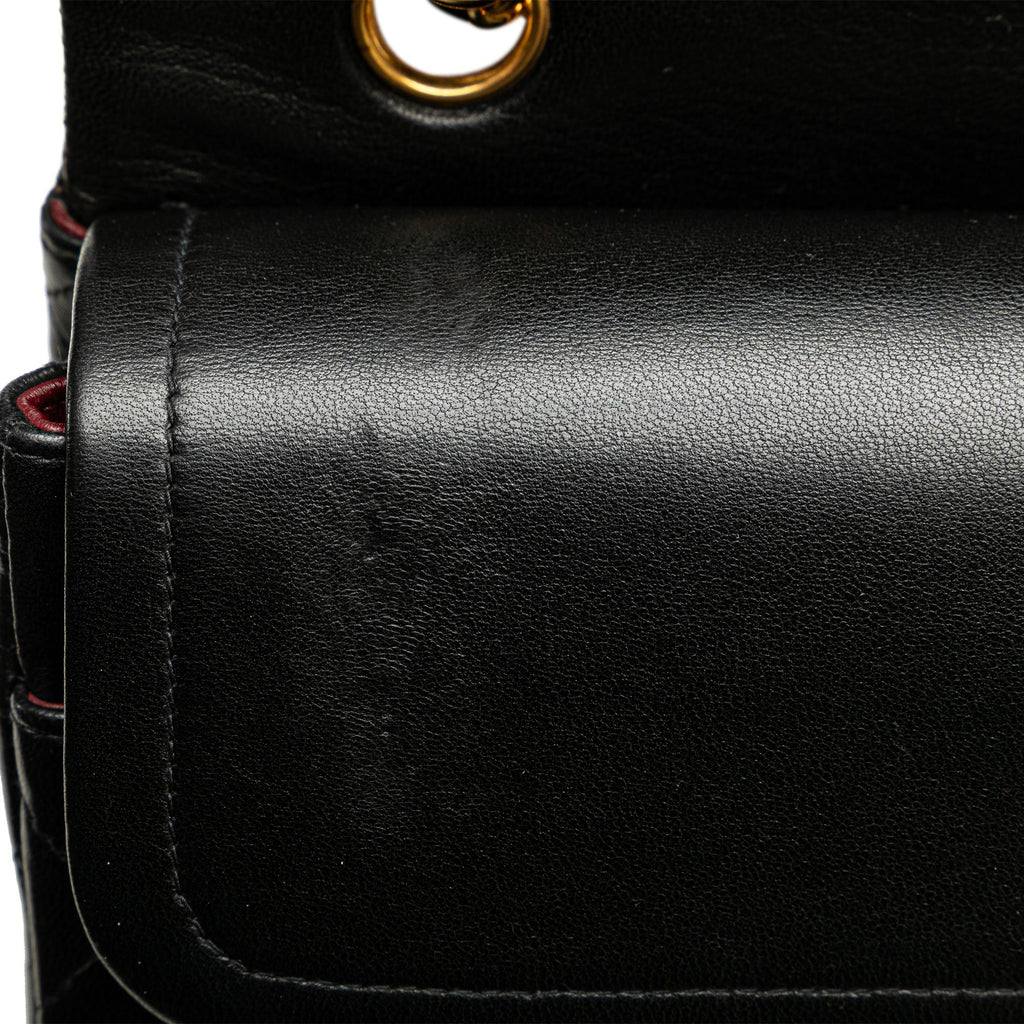 Chanel Medium Classic Lambskin Double Flap (SHG-GpukLW)