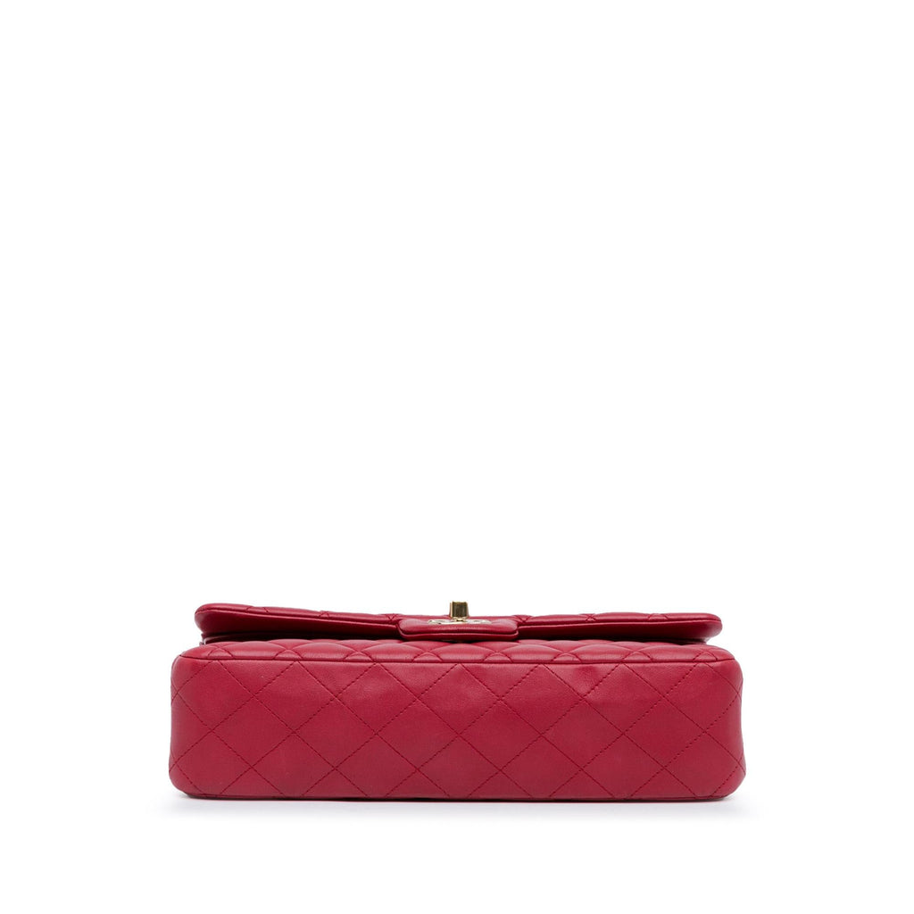 Chanel Medium Classic Lambskin Double Flap (SHG-oRuT74)