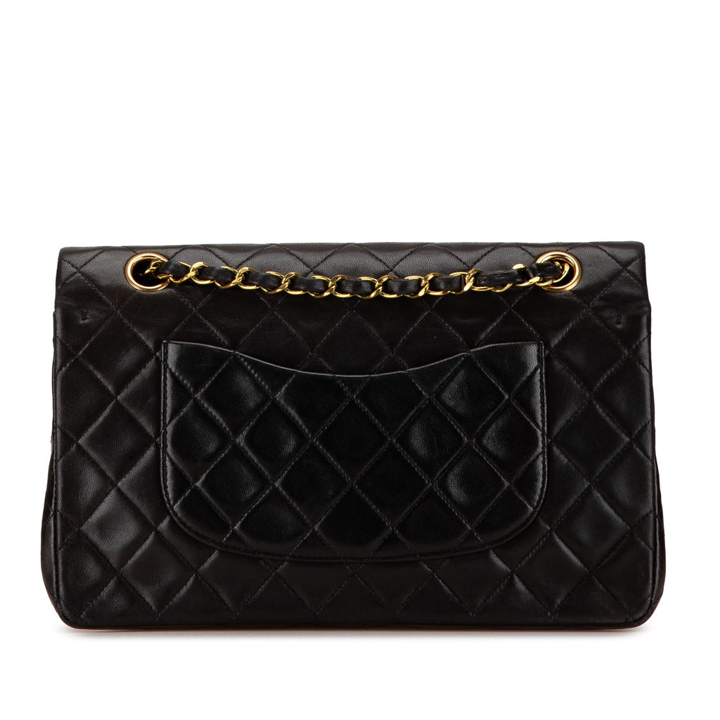 Chanel Medium Classic Lambskin Double Flap (SHG-2BQWuZ)