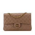 Chanel Medium Classic Lambskin Double Flap (SHG-oPVKa3)