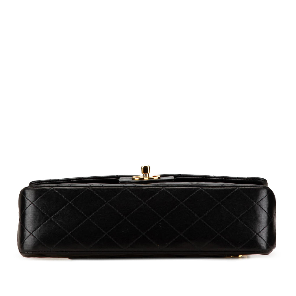 Chanel Medium Classic Lambskin Double Flap (SHG-EItNre)