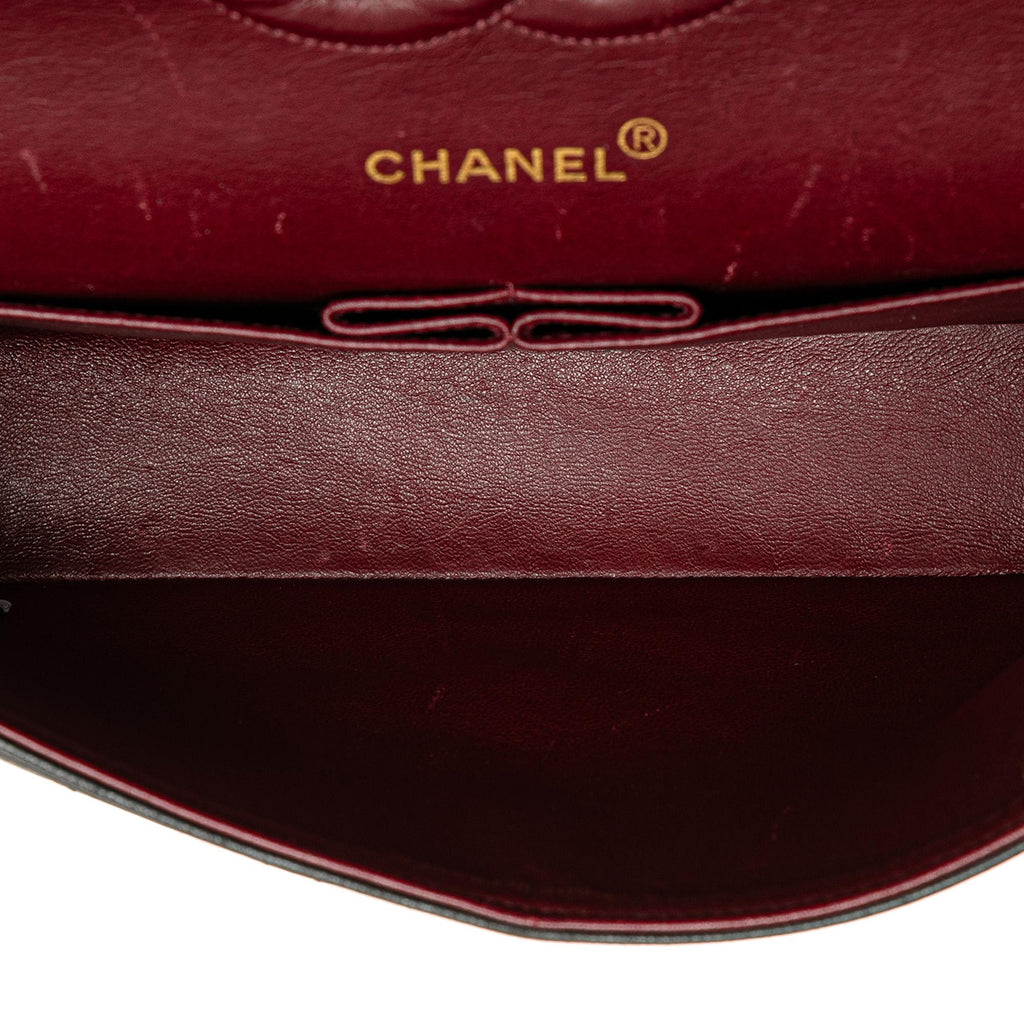 Chanel Medium Classic Lambskin Double Flap (SHG-EItNre)