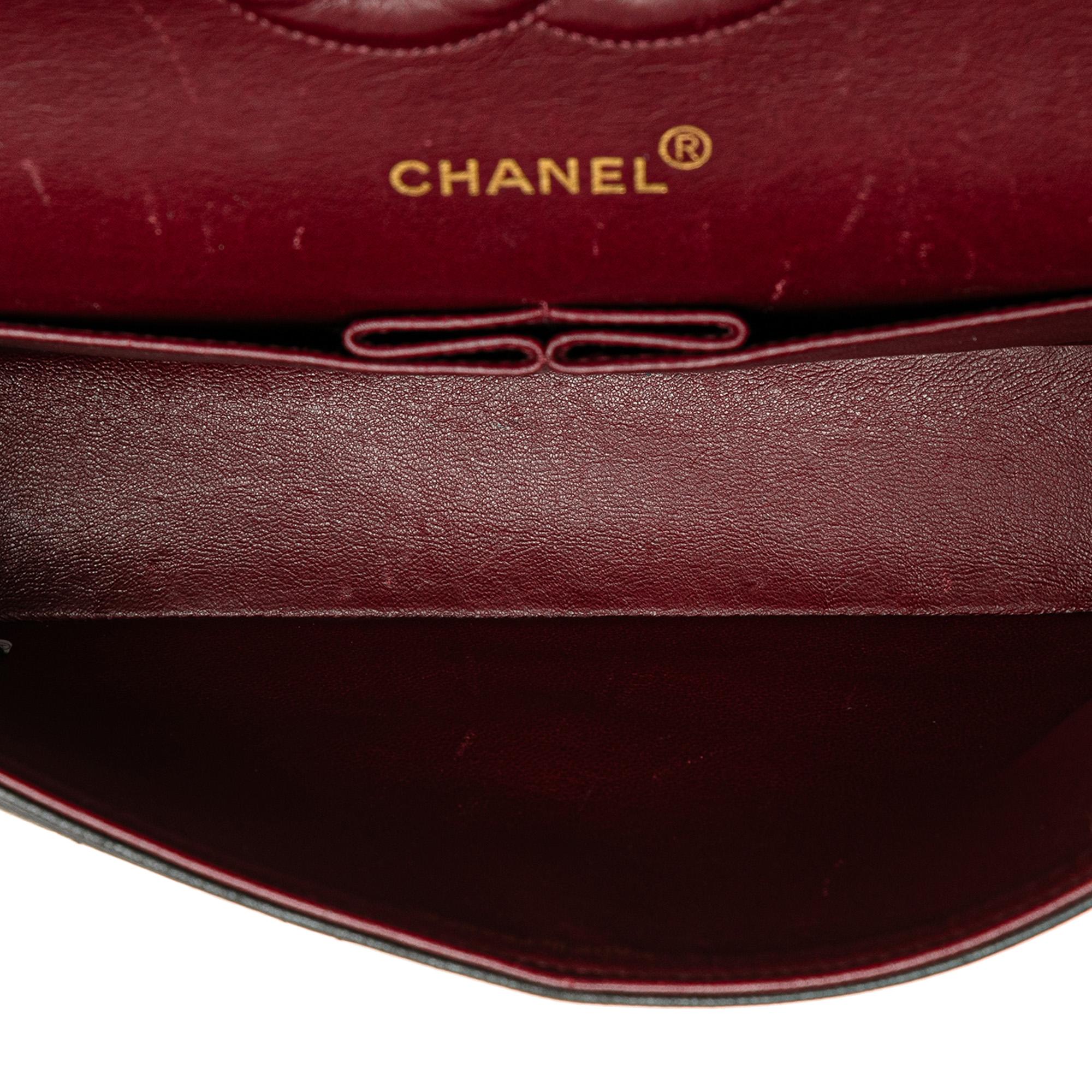 Chanel Medium Classic Lambskin Double Flap (SHG-EItNre)