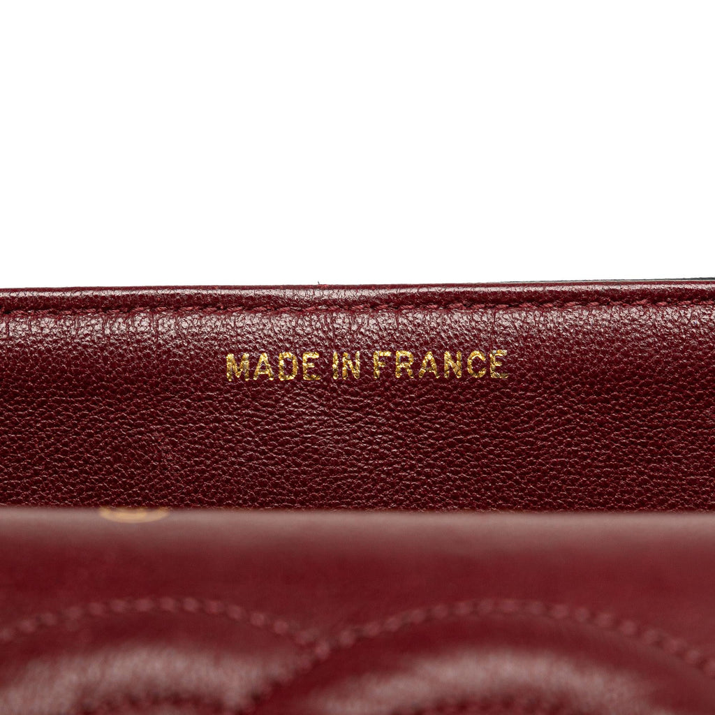 Chanel Medium Classic Lambskin Double Flap (SHG-EItNre)