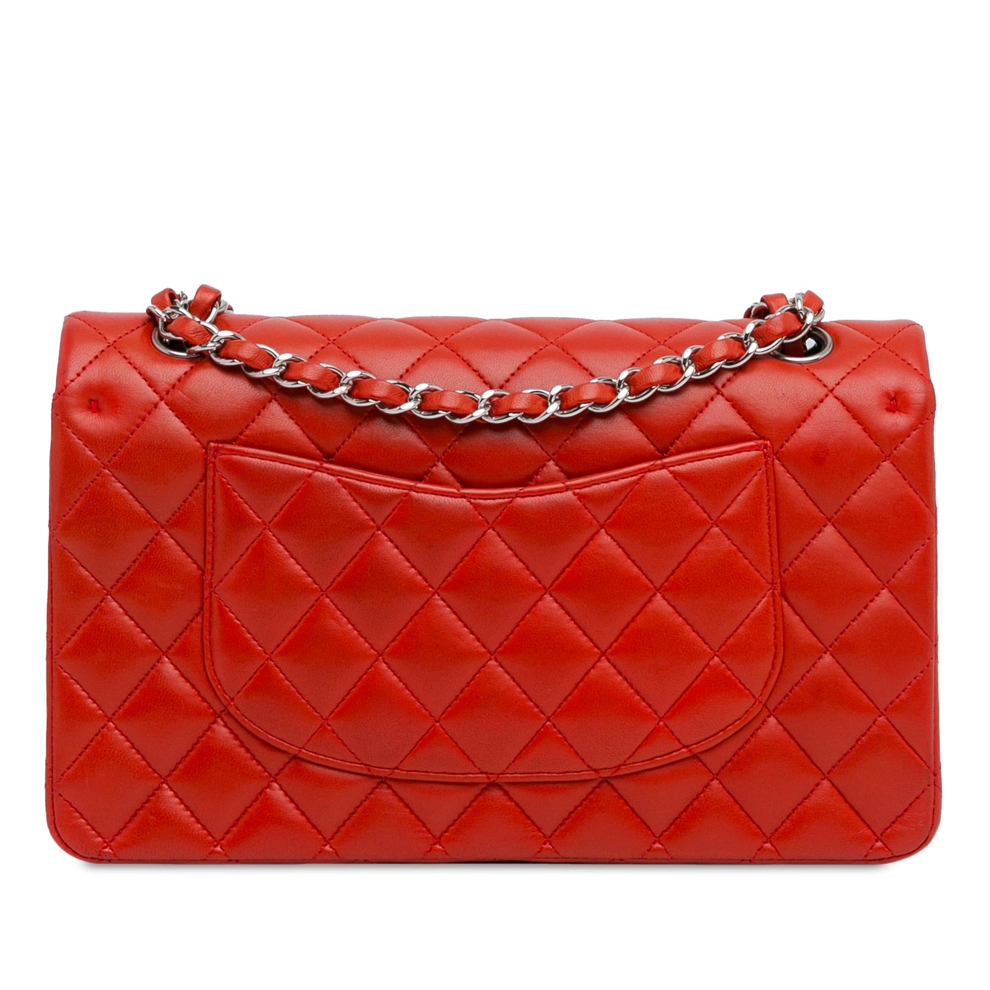 Chanel Medium Classic Lambskin Double Flap (SHG-E5gZeT)