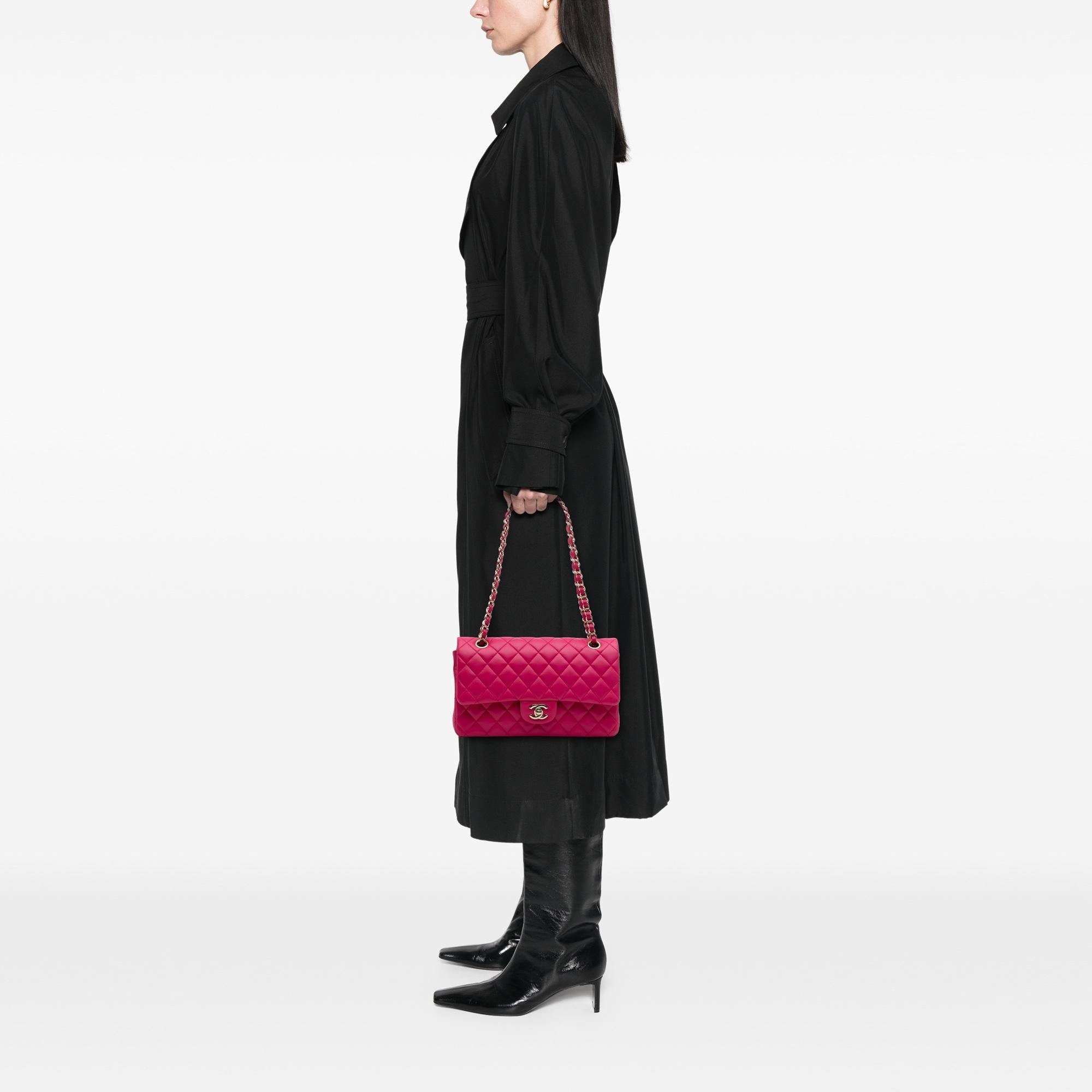 Chanel Medium Classic Lambskin Double Flap