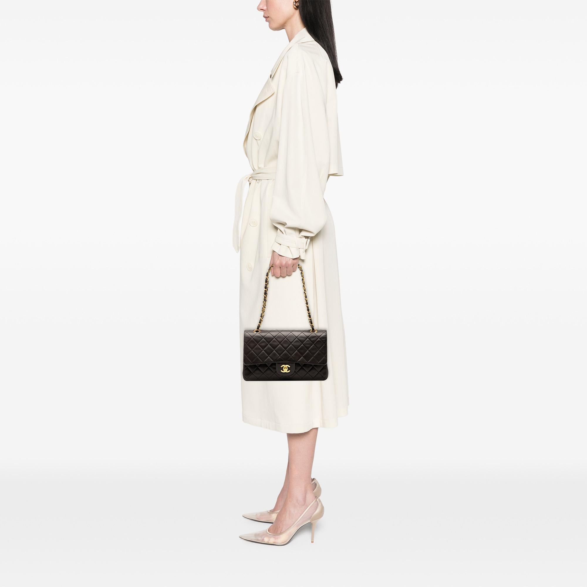 Chanel Medium Classic Lambskin Double Flap