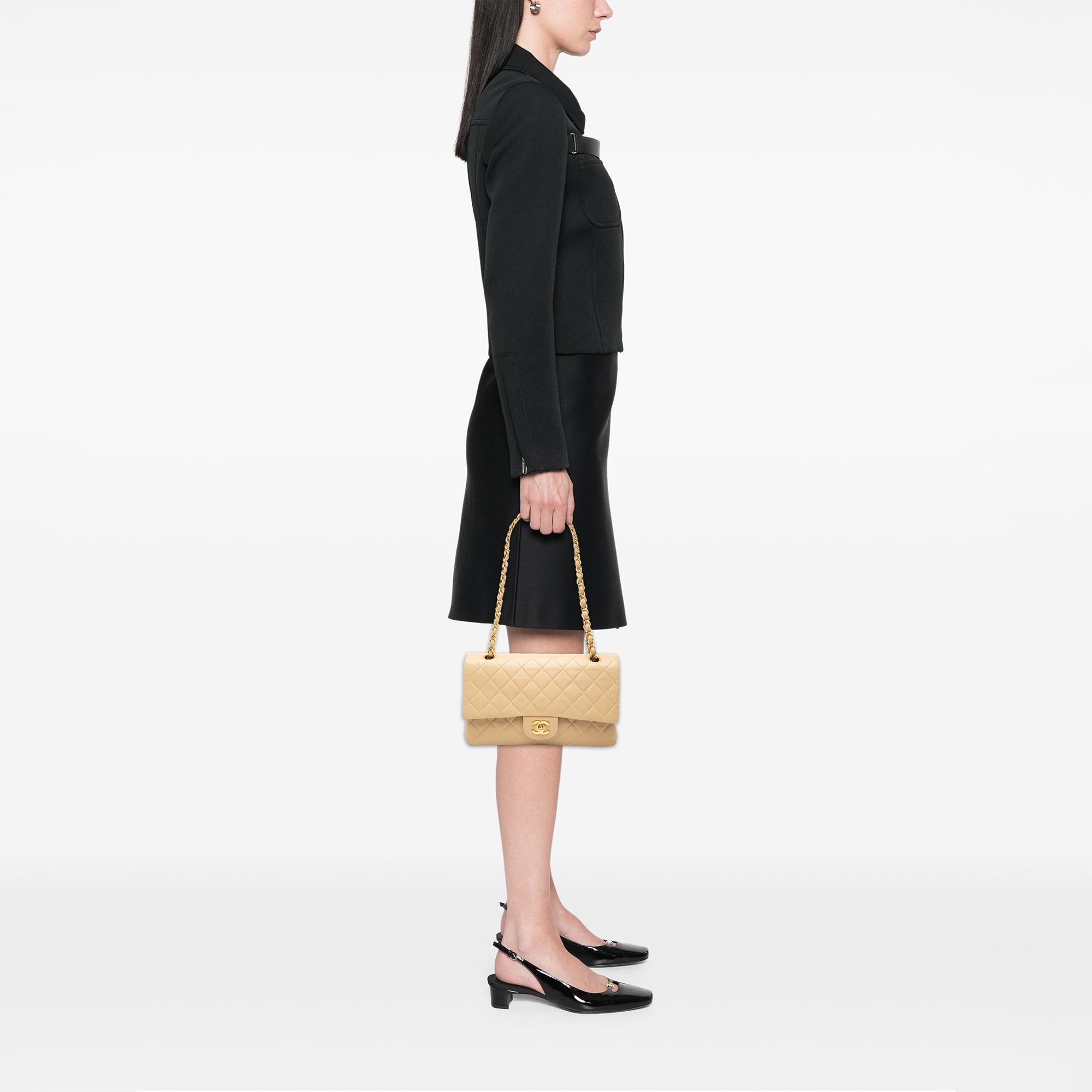 Chanel Medium Classic Lambskin Double Flap