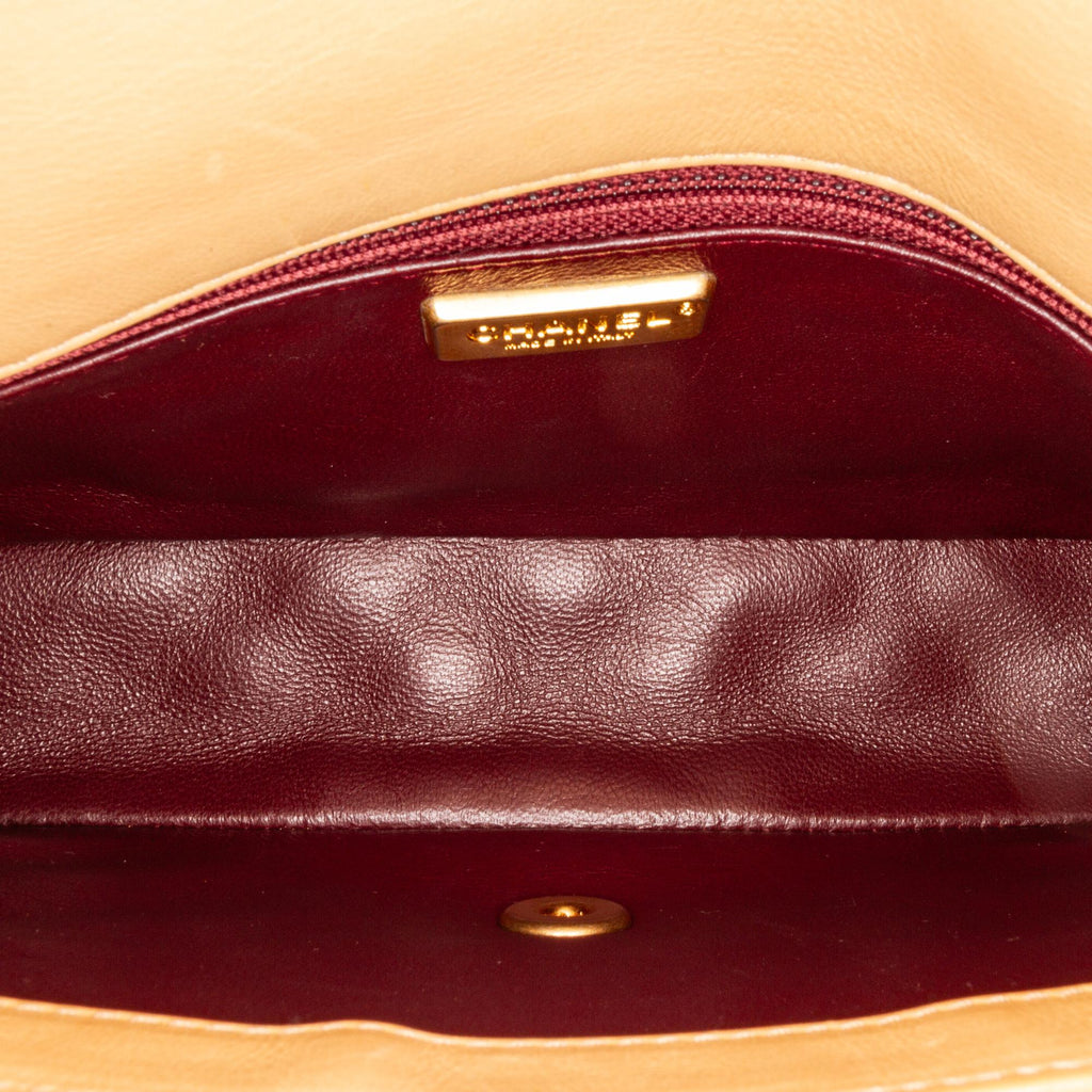Chanel Medium Classic Lambskin Metal Edge Shoulder Bag
