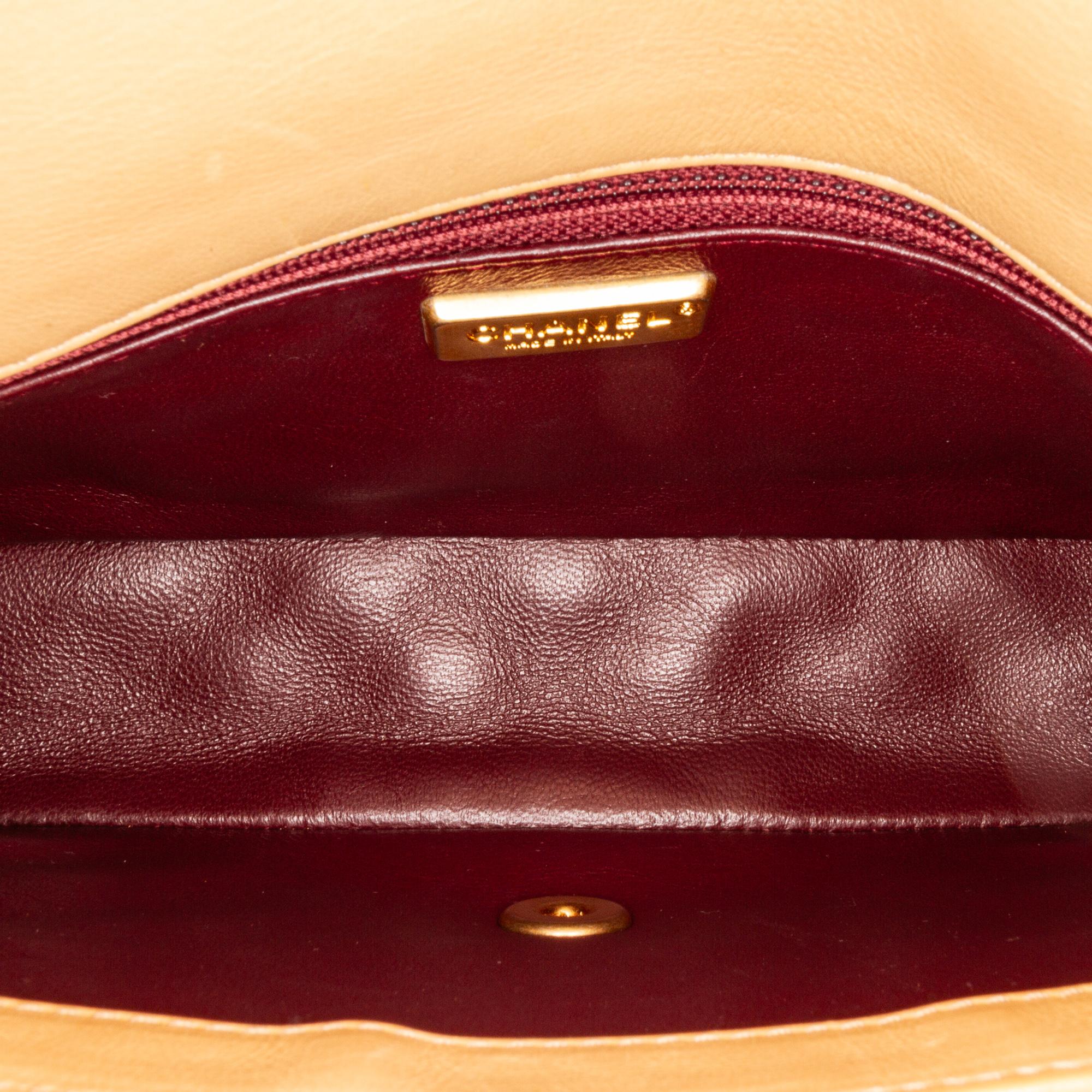 Chanel Medium Classic Lambskin Metal Edge Shoulder Bag